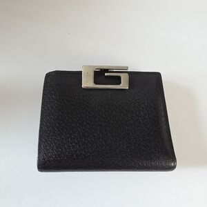 Gucci Black Leather G Logo Wallet